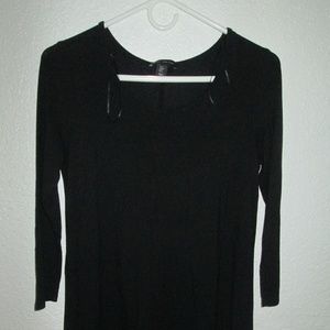 Willi Smith Black Long Sleeve Top - Size S